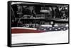 American Flag in Convertible-null-Framed Stretched Canvas