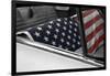 American Flag in Convertible-null-Framed Photo