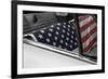 American Flag in Convertible-null-Framed Photo