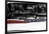 American Flag in Convertible-null-Framed Photo