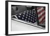 American Flag in Convertible-null-Framed Photo