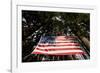 American Flag in Forest, Washington-Paul Souders-Framed Photographic Print