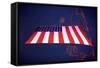 American Flag in Grand Central Station NYC-null-Framed Stretched Canvas