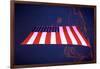 American Flag in Grand Central Station NYC-null-Framed Photo