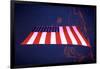 American Flag in Grand Central Station NYC-null-Framed Photo