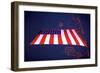 American Flag in Grand Central Station NYC-null-Framed Photo