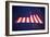 American Flag in Grand Central Station NYC-null-Framed Photo