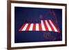 American Flag in Grand Central Station NYC-null-Framed Photo