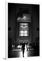 American Flag in Grand Central Station-null-Framed Photo