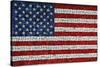 American Flag In Mosaic-Leonard Zhukovsky-Stretched Canvas