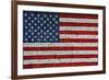 American Flag In Mosaic-Leonard Zhukovsky-Framed Art Print