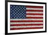 American Flag In Mosaic-Leonard Zhukovsky-Framed Art Print