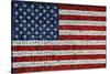 American Flag In Mosaic-Leonard Zhukovsky-Stretched Canvas