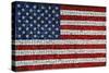 American Flag In Mosaic-Leonard Zhukovsky-Stretched Canvas