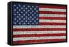 American Flag In Mosaic-Leonard Zhukovsky-Framed Stretched Canvas