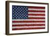 American Flag In Mosaic-Leonard Zhukovsky-Framed Art Print