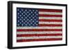 American Flag In Mosaic-Leonard Zhukovsky-Framed Art Print