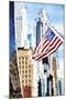 American Flag - In the Style of Oil Painting-Philippe Hugonnard-Mounted Giclee Print