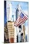 American Flag - In the Style of Oil Painting-Philippe Hugonnard-Mounted Giclee Print