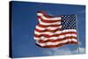American Flag in the Wind-Joseph Sohm-Stretched Canvas