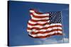 American Flag in the Wind-Joseph Sohm-Stretched Canvas