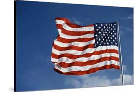 American Flag in the Wind-Joseph Sohm-Stretched Canvas