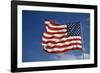 American Flag in the Wind-Joseph Sohm-Framed Photographic Print