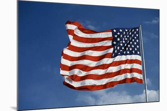 American Flag in the Wind-Joseph Sohm-Mounted Photographic Print