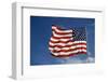 American Flag in the Wind-Joseph Sohm-Framed Photographic Print