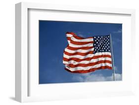 American Flag in the Wind-Joseph Sohm-Framed Photographic Print