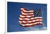 American Flag in the Wind-Joseph Sohm-Framed Photographic Print