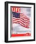 American Flag, July 6, 1942-Dmitri Kessel-Framed Photographic Print