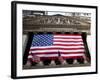 American Flag, New York Stock Exchange Building, Lower Manhattan, New York City, New York, Usa-Paul Souders-Framed Photographic Print