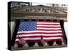 American Flag, New York Stock Exchange Building, Lower Manhattan, New York City, New York, Usa-Paul Souders-Stretched Canvas