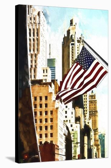 American Flag NYC-Philippe Hugonnard-Stretched Canvas