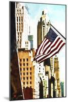 American Flag NYC-Philippe Hugonnard-Mounted Giclee Print