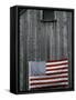 American Flag on Barn-Marilyn Parver-Framed Stretched Canvas