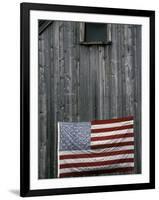 American Flag on Barn-Marilyn Parver-Framed Photographic Print