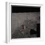 American Flag on the Moon-null-Framed Photographic Print