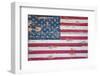 American Flag on Wood, Maine-Joseph Sohm-Framed Photographic Print