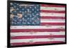 American Flag on Wood, Maine-Joseph Sohm-Framed Photographic Print