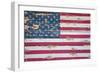 American Flag on Wood, Maine-Joseph Sohm-Framed Photographic Print