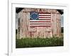 American flag painted on barn-Owaki-Framed Photographic Print