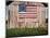 American flag painted on barn-Owaki-Mounted Photographic Print