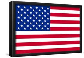 American Flag Poster Print-null-Framed Poster