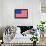 American Flag Poster Print-null-Framed Poster displayed on a wall