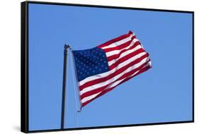American Flag, USA-David Wall-Framed Stretched Canvas