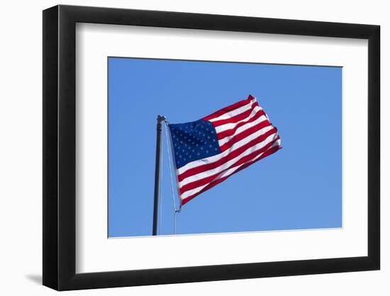 American Flag, USA-David Wall-Framed Photographic Print