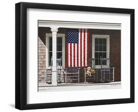 American Flag-Zhen-Huan Lu-Framed Art Print