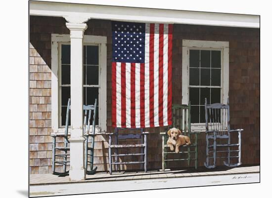 American Flag-Zhen-Huan Lu-Mounted Art Print